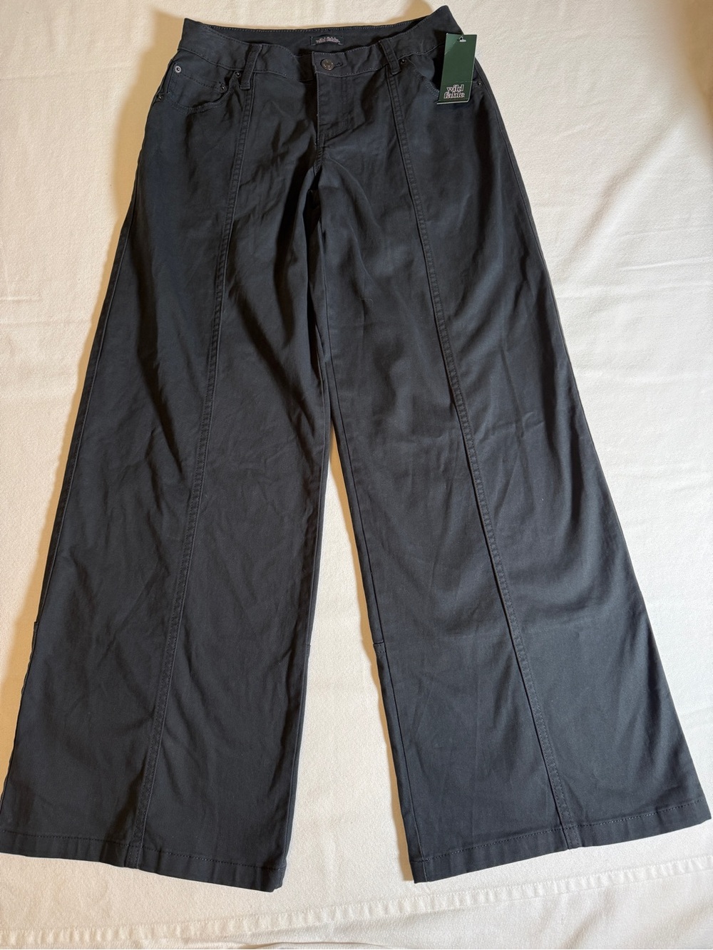 wild fable Women’s Black Wide-Leg Utility Pants XXS